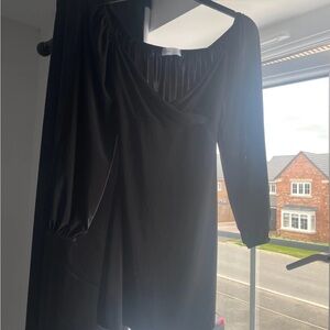 Elegant Black Off-Shoulder Dress